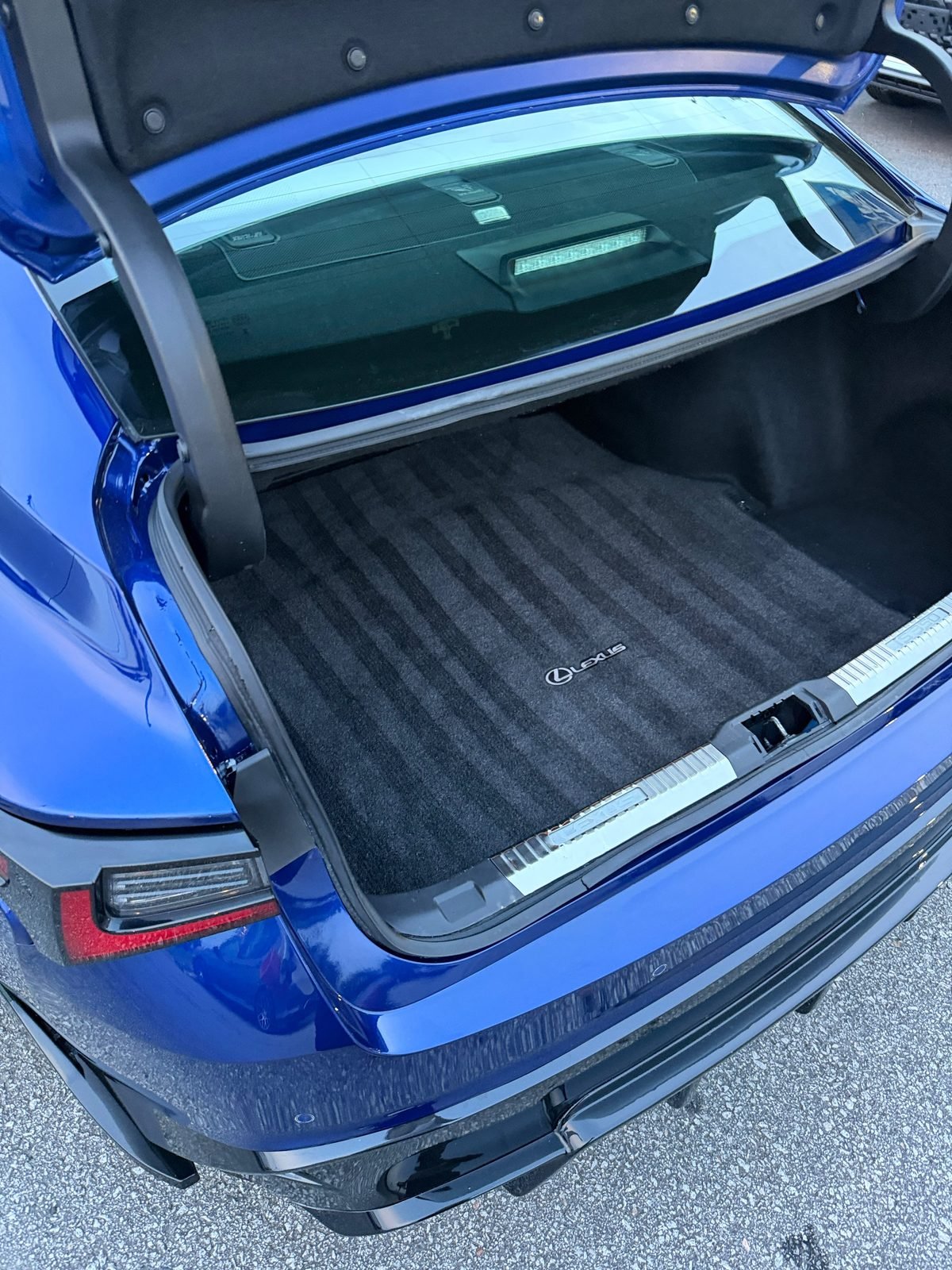 Trunk detail, before and after